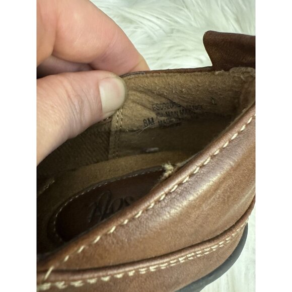 Eurosofft Size 8M Jaylee Brown Wedge Leather Pull On Boot Bootie‎ Comfort - Picture 4 of 12